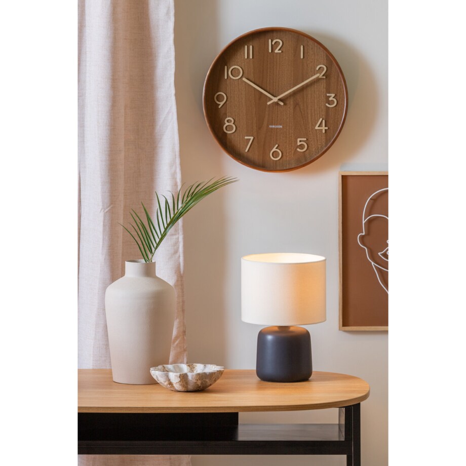 Lampa stołowa ALMA ceramiczna podstawa, Ø 23 cm
