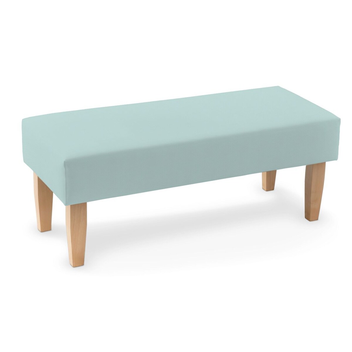 Ławka, pastelowy błękit, 100 x 40 x 40 cm, Cotton Panama
