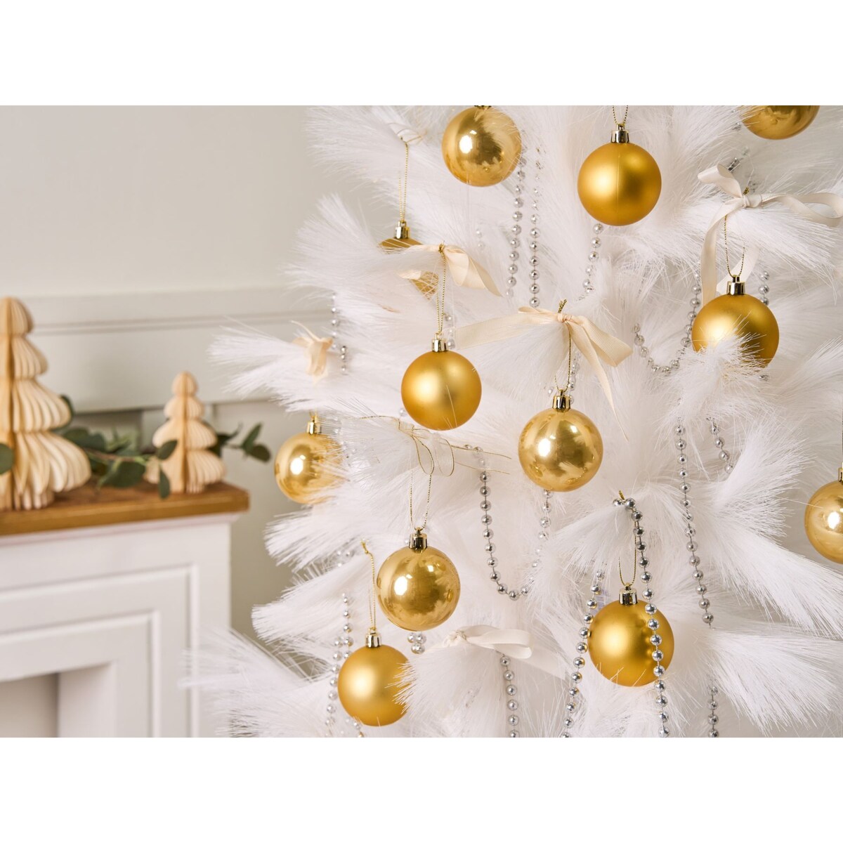 Zestaw 60 bombek FEGEN Złoty