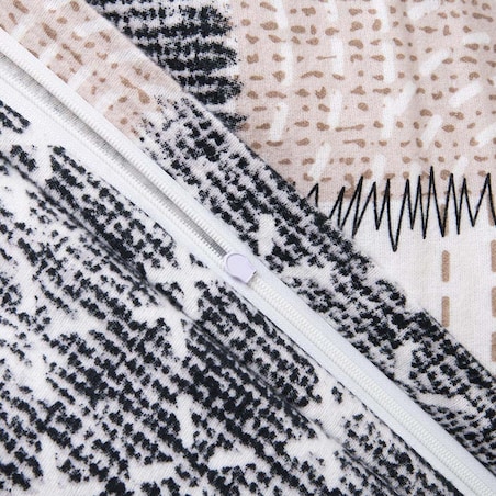 Pościel flanelowa 220x200 Ardela Beige kratka beżowa, Flanelove