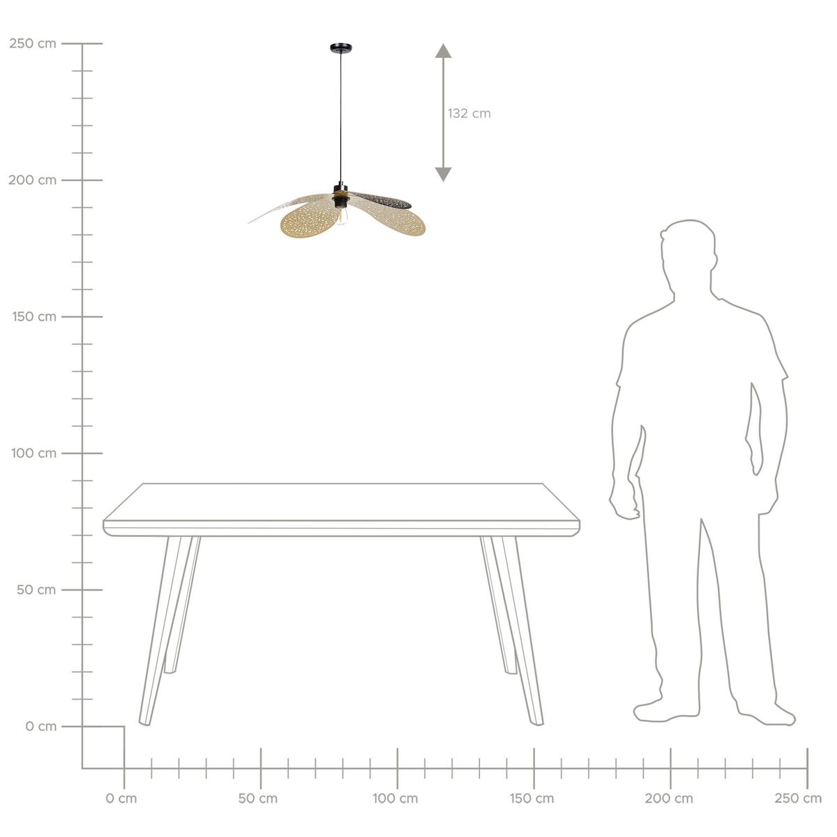 Lampa wisząca KOSHI Metal Czarny