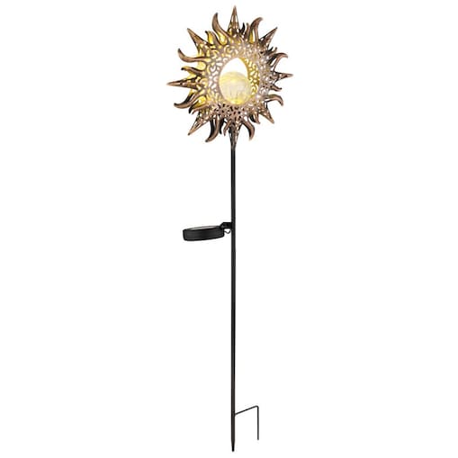 Lampa solarna dogruntowa LED Globo 36533 0,06W IP44 czarna 3000K do ogrodu