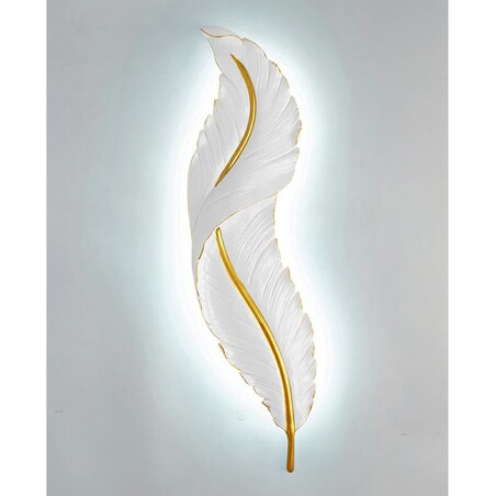 Dekoracyjna lampa ścienna LED Ikar MSE010100386 Moosee 11W 3000K biała złota