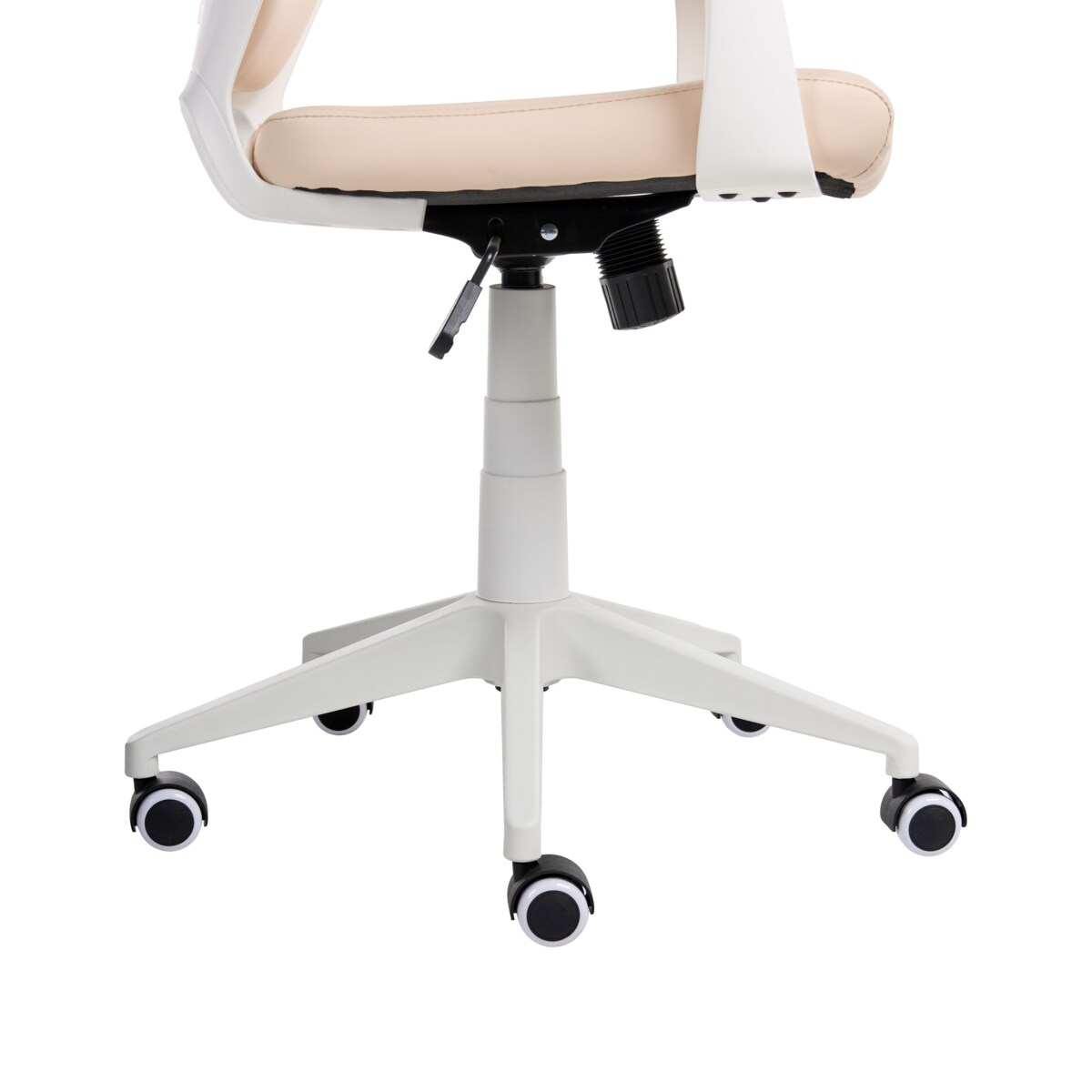 Krzesło biurowe DELIGHT Ekoskóra Jasnobeżowy