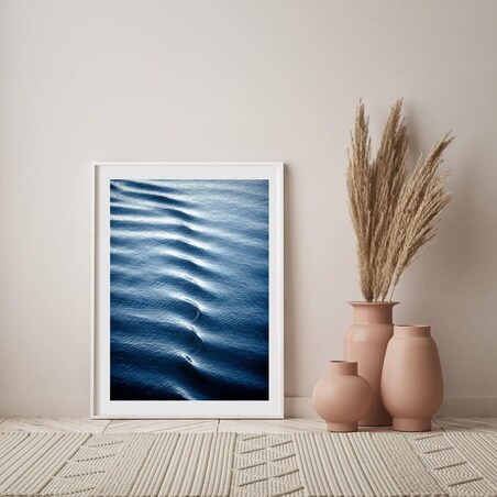 Poster Story, Plakat, Obraz - Niebieskie Fale, wymiary 50 x 70 cm