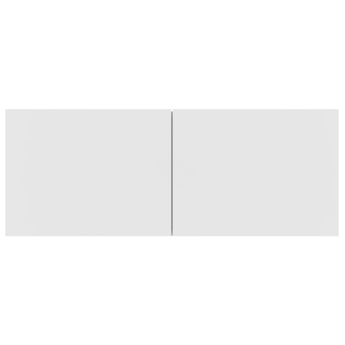 vidaXL Zestaw 4 szafek telewizyjnych, biały