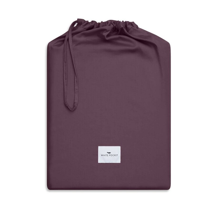 Pościel satynowa royal purple 220/200 + 2 x 70/80 cm