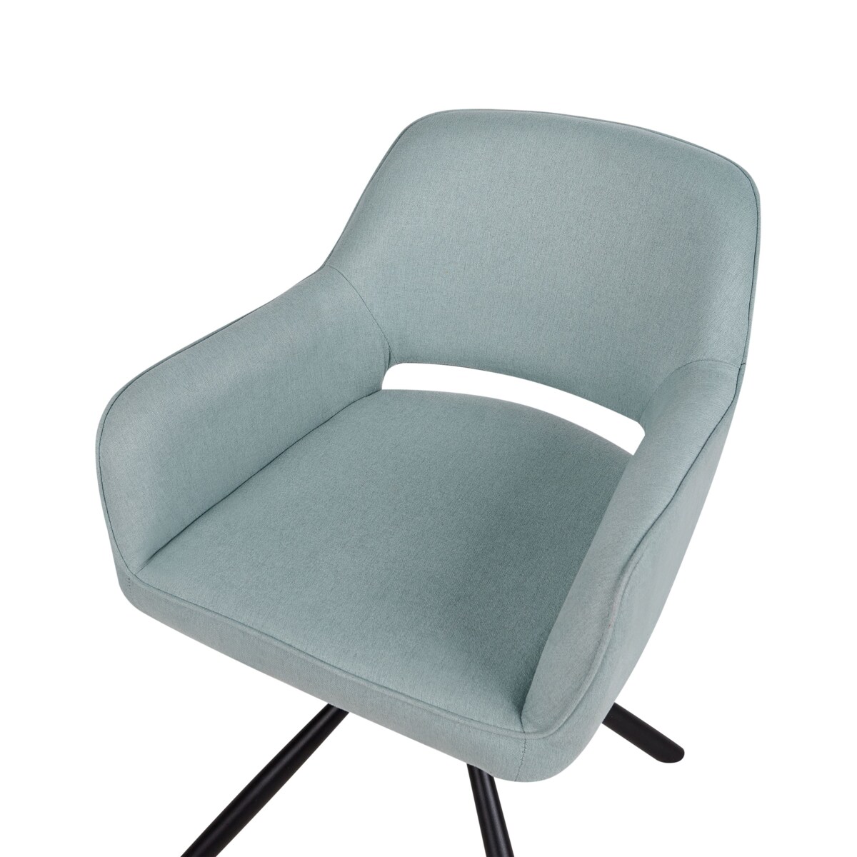 Zestaw 2 krzeseł LOURES Tkanina Miętowy