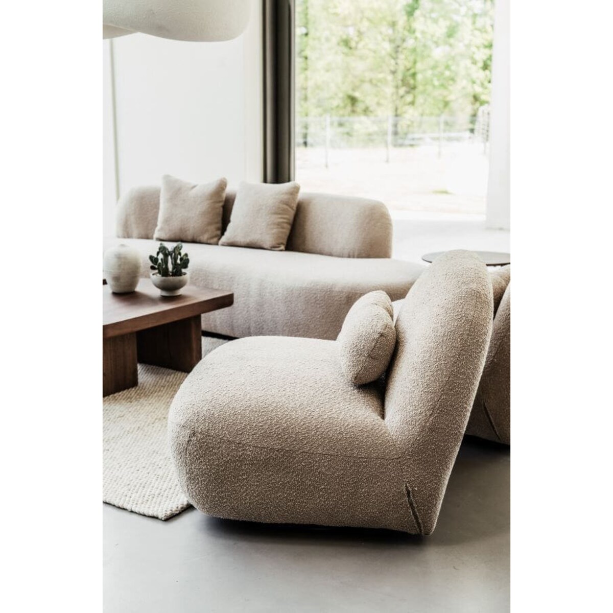 FOTEL OBROTOWY ZEN BEŻOWY