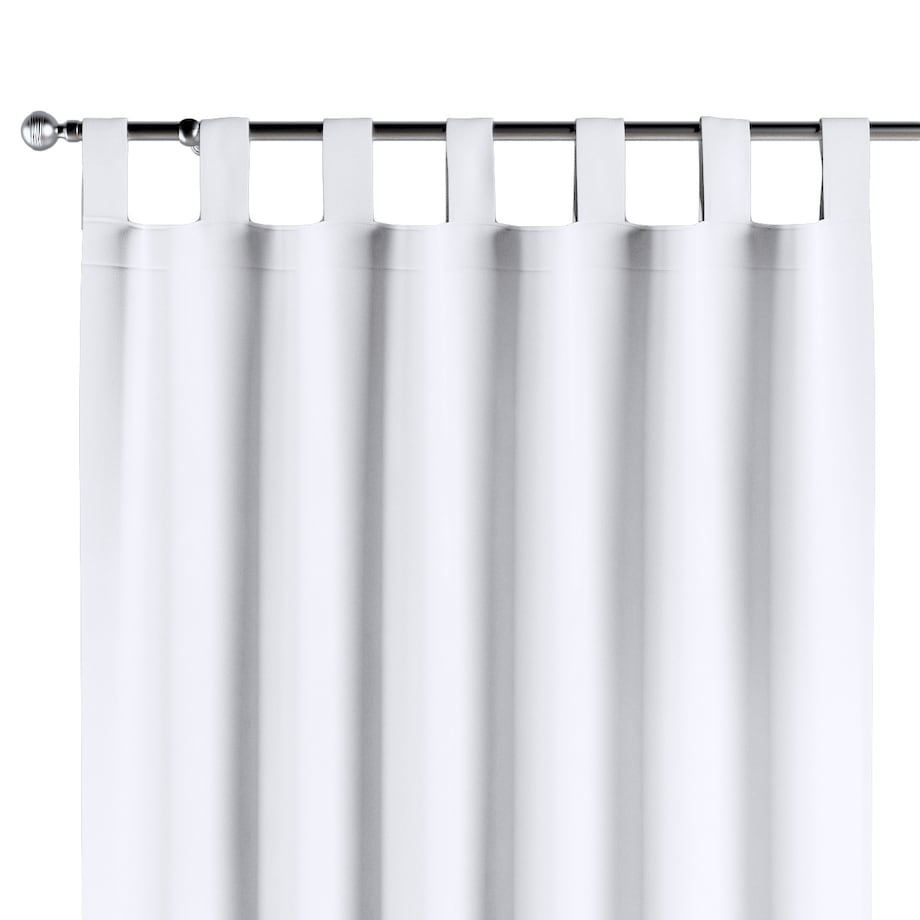 Zasłona na szelkach 1 szt. 130x260 śnieżnobiały