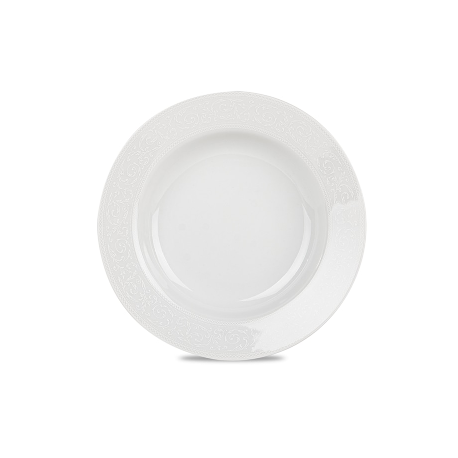 Zestaw obiadowy 6os. (18 el.) AMELIA BIAŁA KORONKA
