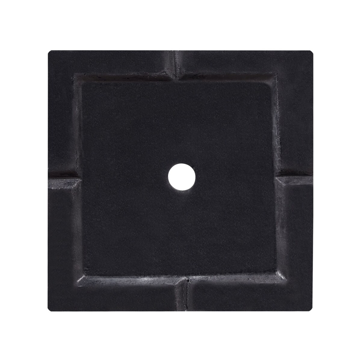 Doniczka 26 x 26 x 60 cm czarna DION