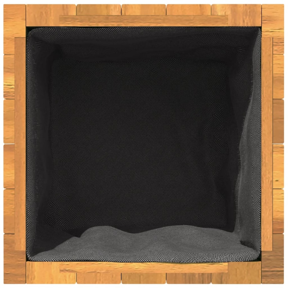 vidaXL Donica ogrodowa, 45x45x90 cm, lite drewno akacjowe