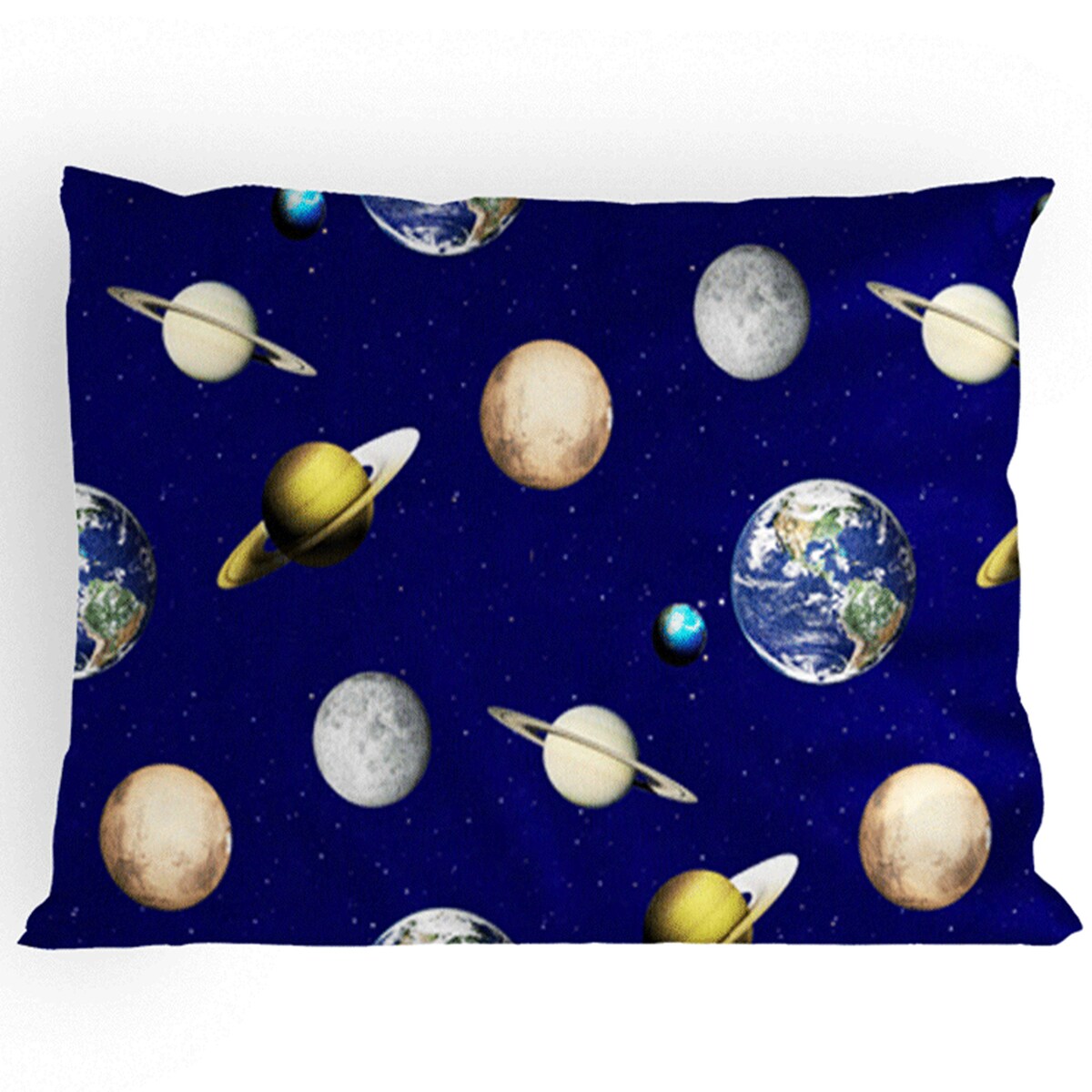 konsimo SIDUS bawełniany komplet pościeli, 140x200, granatowy, planety