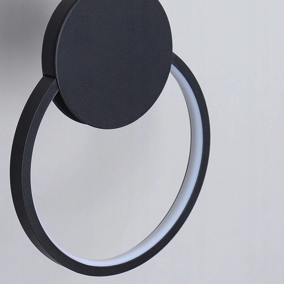 Lampa Sufitowa Wisząca Metal Black Led Czarny
