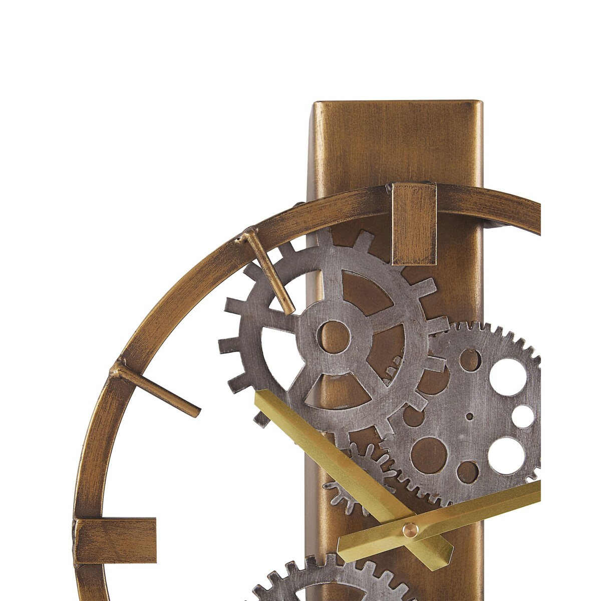 Zegar ścienny MARCOTE 30 cm Metal Złoty