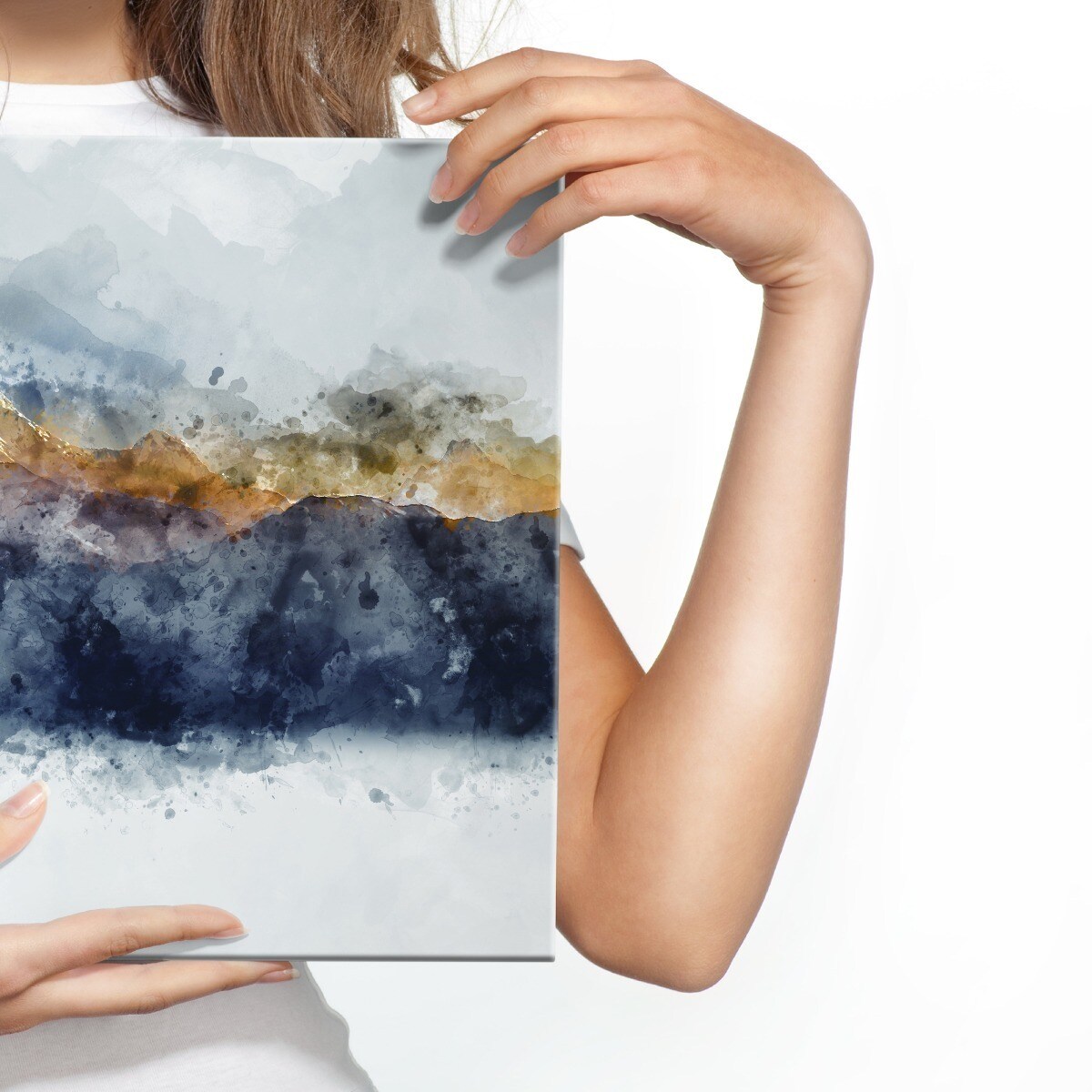 Obraz na Płótnie ABSTRAKCJA Pasma Górskie 40x30cm