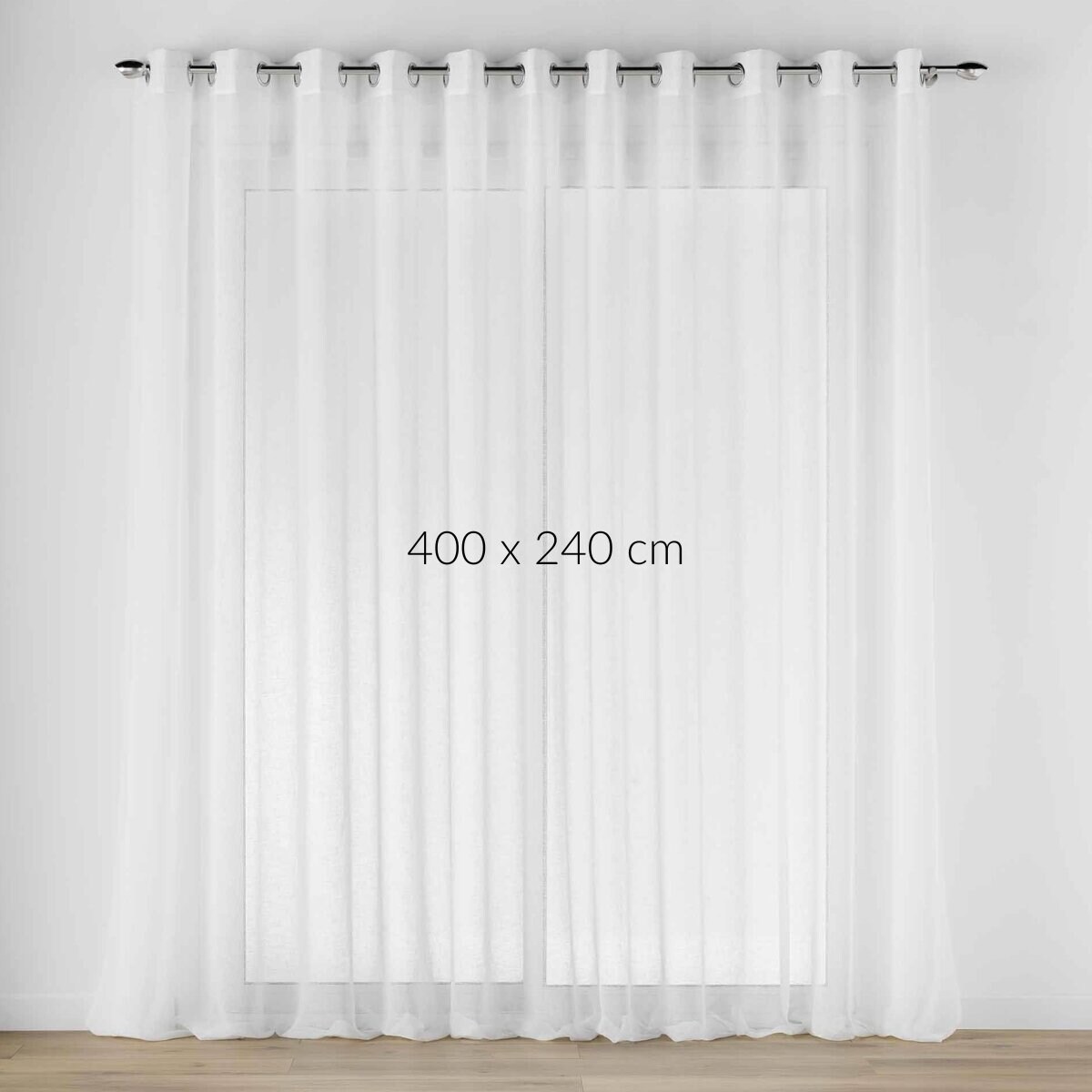 Szeroka firana na przelotkach, CARLIN, 400 x 240 cm