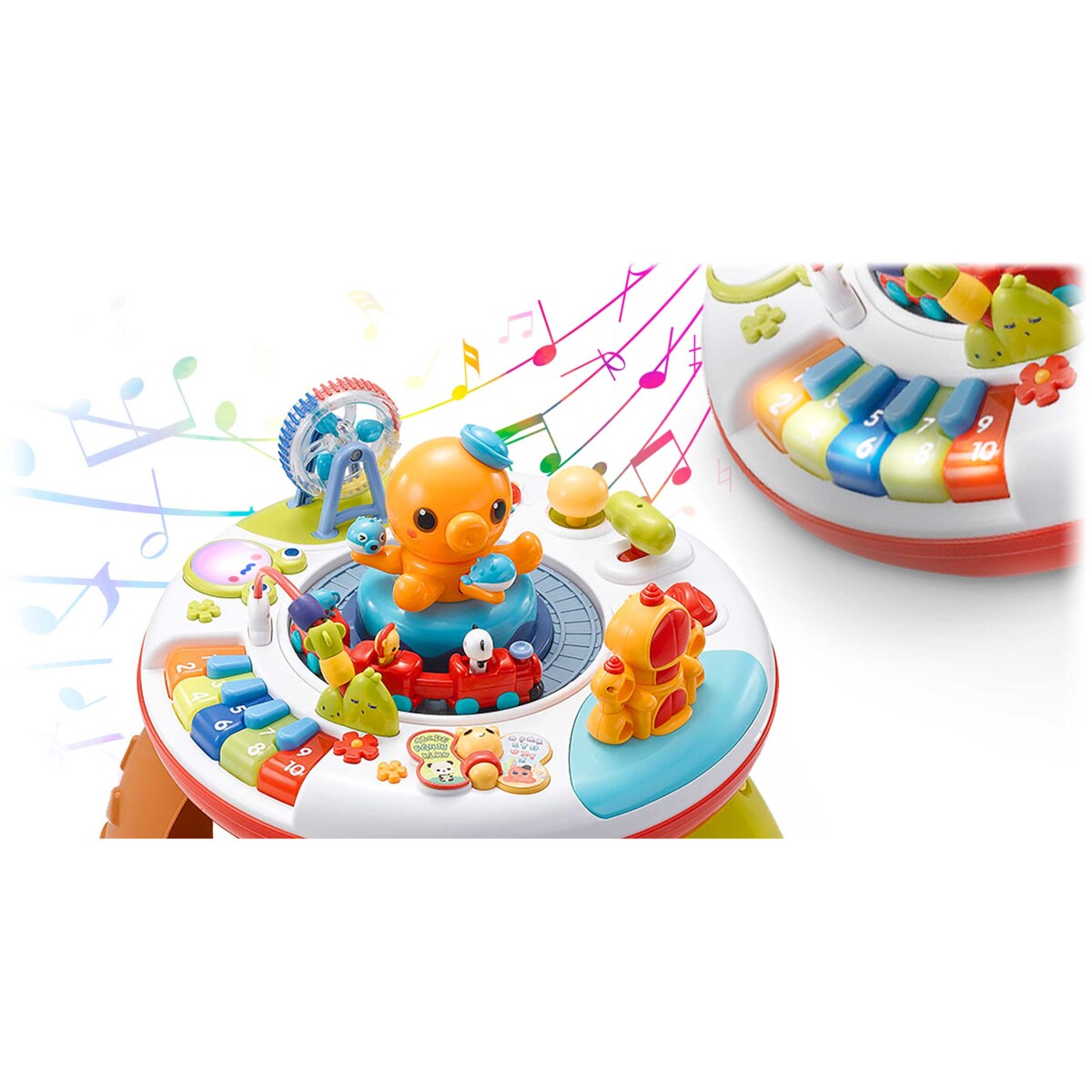 Stolik edukacyjny interaktywny 5w1 tablica pianino Ricokids