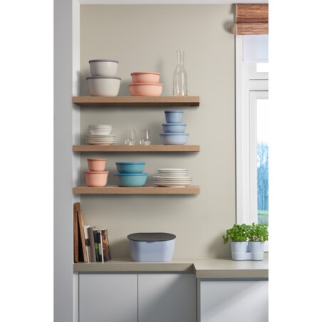 Zestaw 4 misek Cirqula okrągła 500 1000 2000 3000 Nordic White 106233032500