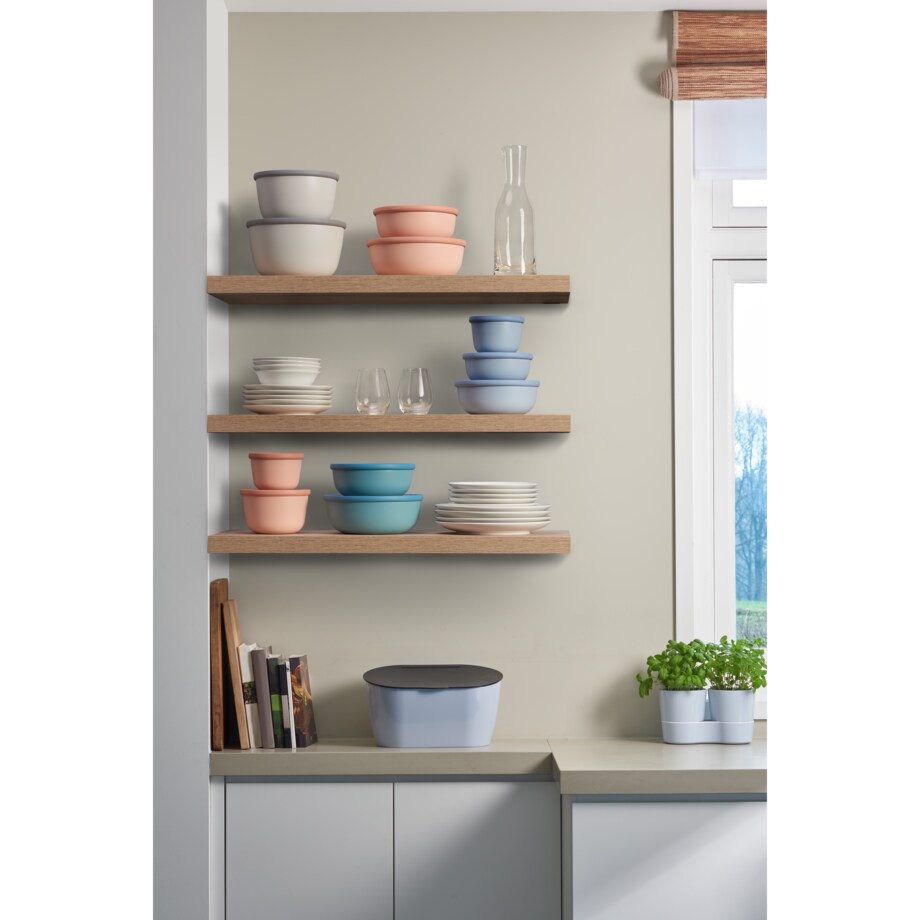Zestaw 4 misek Cirqula okrągła 500 1000 2000 3000 Nordic White 106233032500