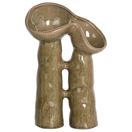 Kamionka Wazon na kwiaty 28 cm Zielony WATERPOPPY