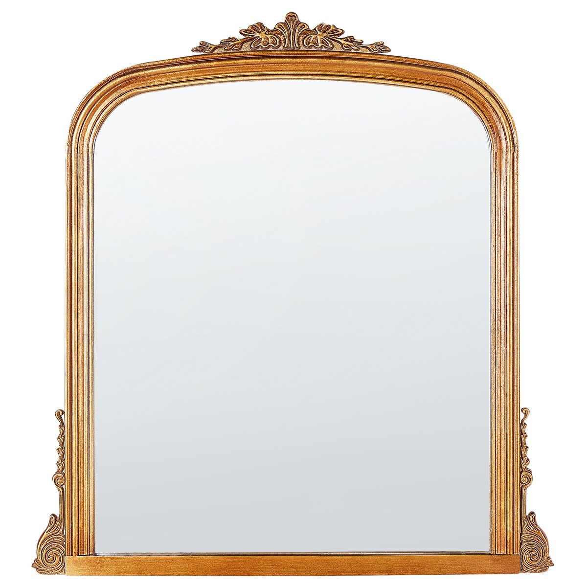 Lustro ścienne SUSSEY 75 cm 78 cm Złoty
