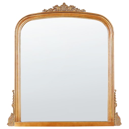 Lustro ścienne SUSSEY 75 cm 78 cm Złoty