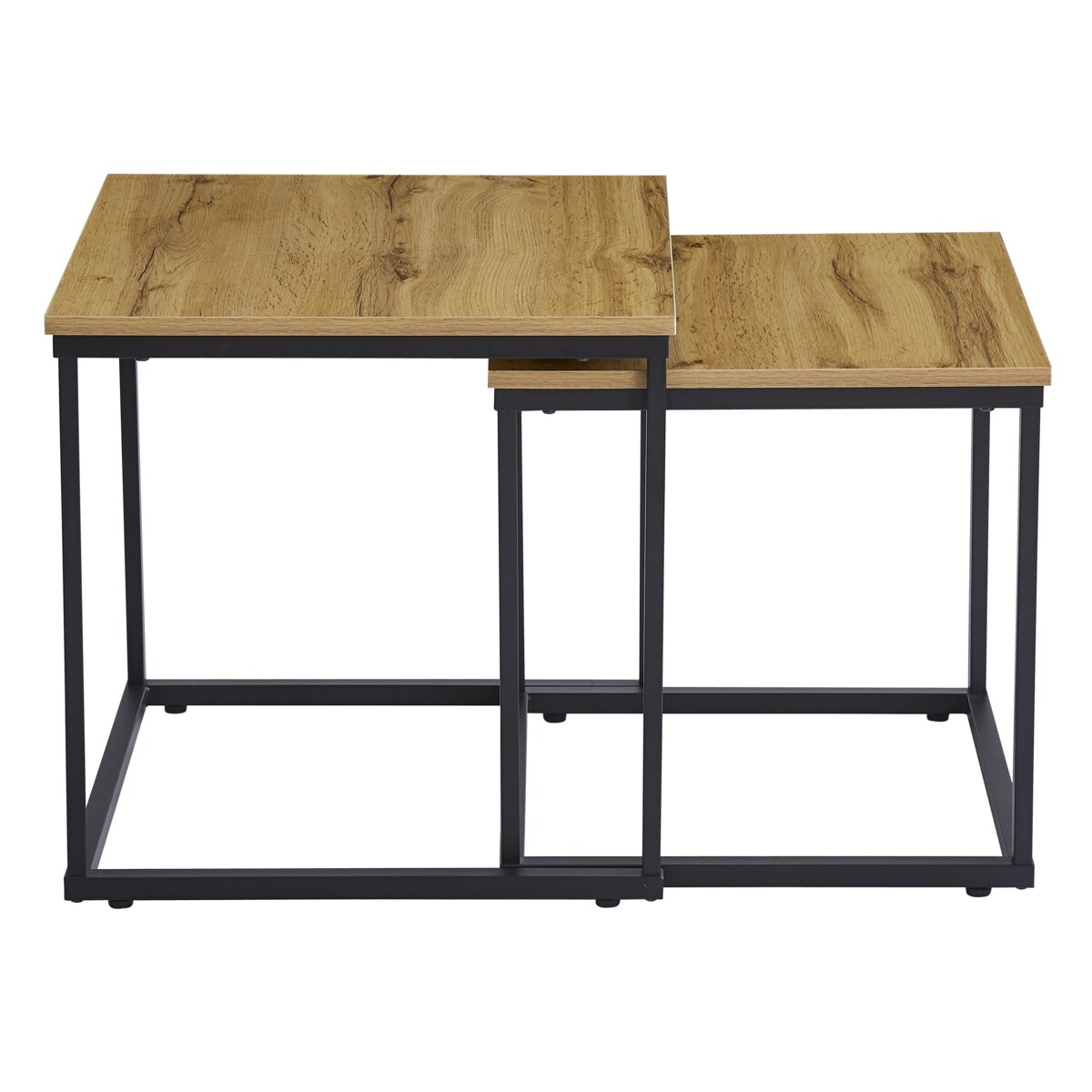 DUPLEX ZESTAW STOLIKÓW KAWOWYCH 2 szt. 50/45 cm DĄB