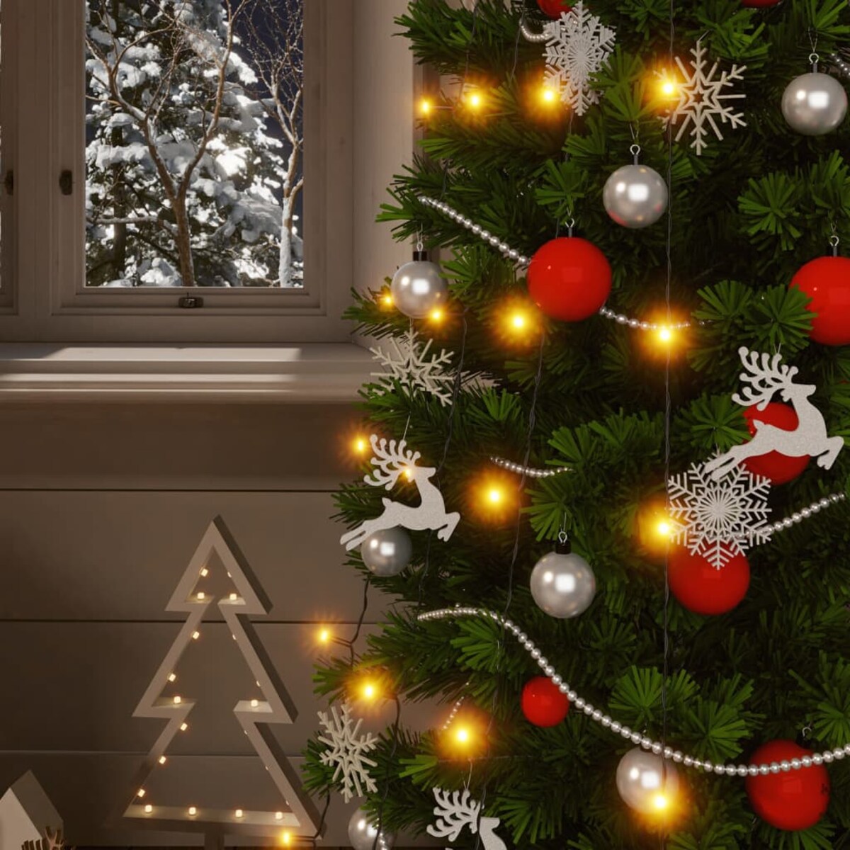 vidaXL Solarne lampki dekoracyjne, 2 szt., 2x200 LED, ciepłe białe