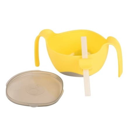 Miseczka ze słomką dla dziecka, Lemon Sherbet, b.box