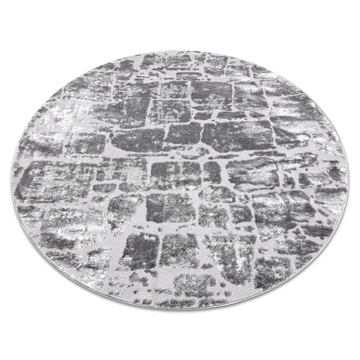 Dywan MEFE nowoczesny Koło 6184 Kostka koło 120 cm