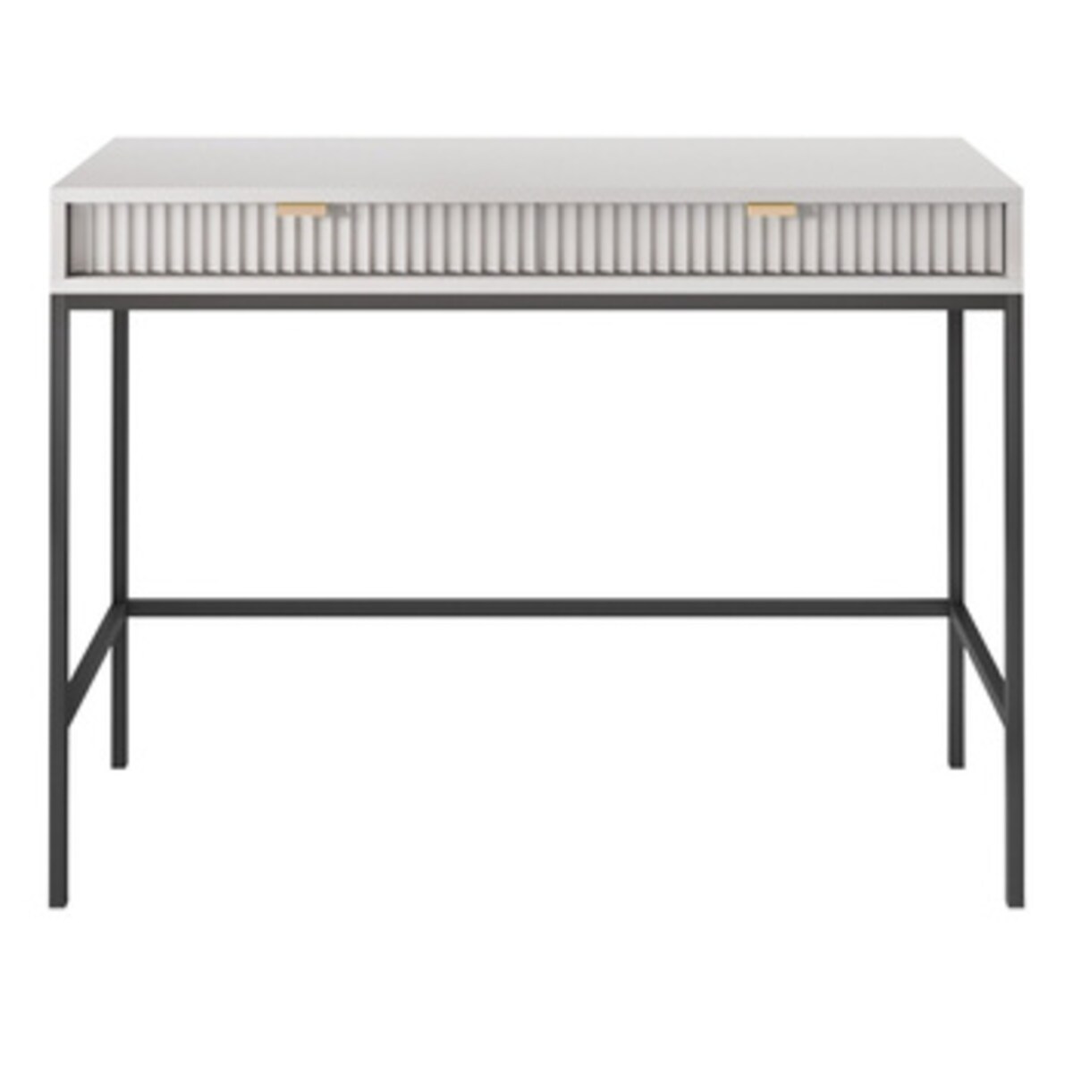 Toaletka Delicious ryflowana szara