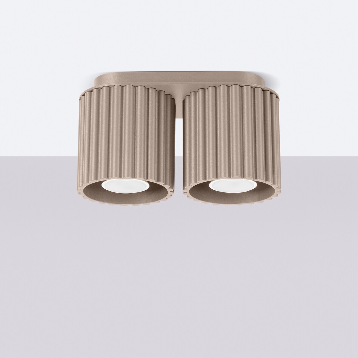 Plafon AURA 2 taupe GU10