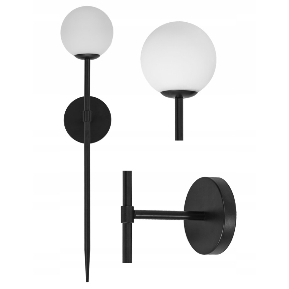 Lampa Kinkiet Czarny Ścienny Nowoczesny 52Cm