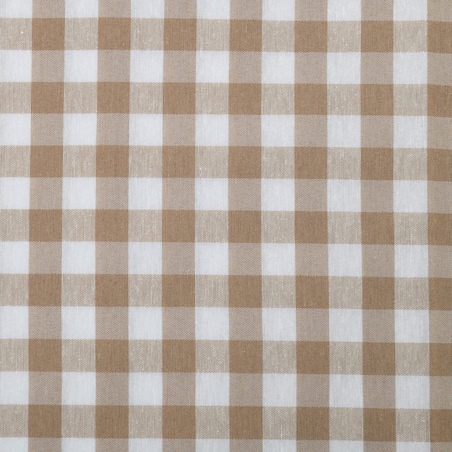 Podkładki Beige Gingham - 6 sztuk