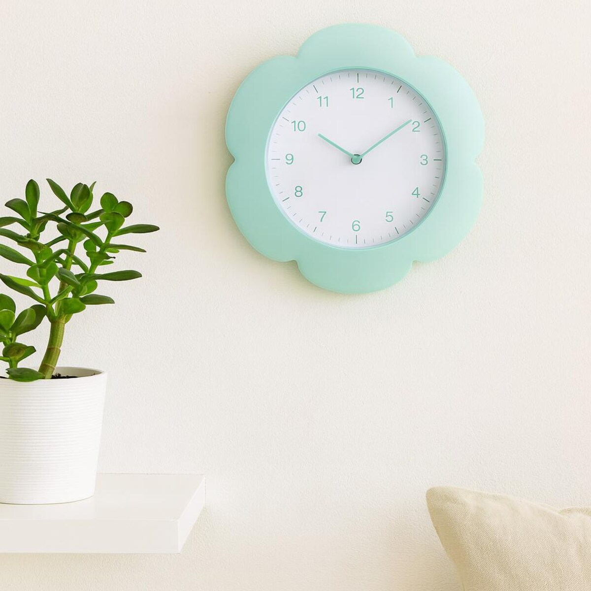 Zegar ścienny w kształcie kwiatu KRONA, 23 cm