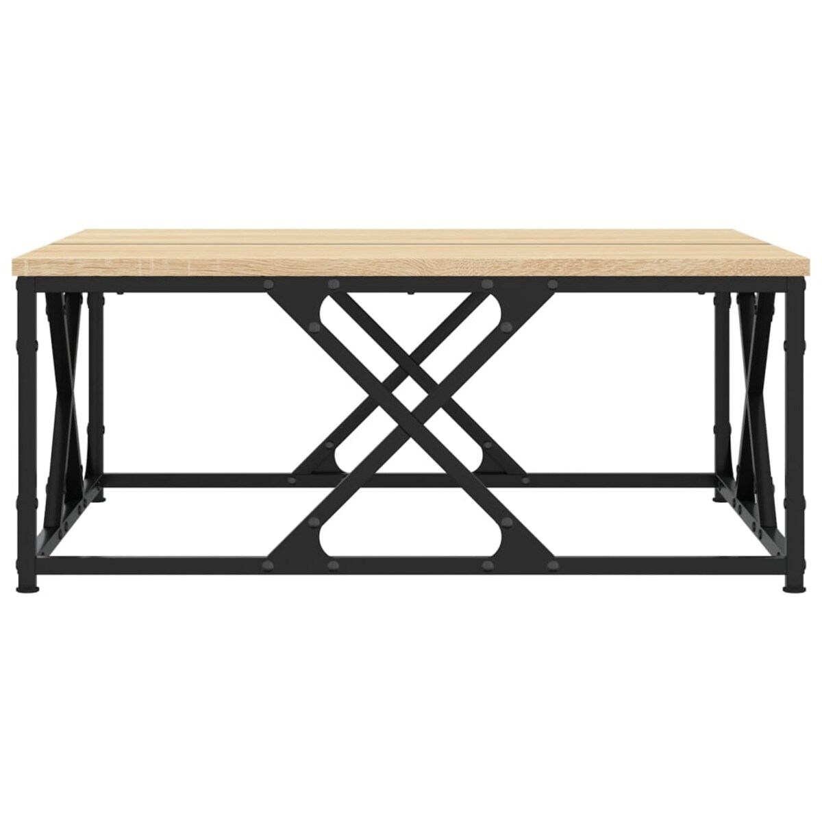 vidaXL Stolik kawowy, dąb sonoma, 70x70x30 cm, materiał drewnopochodny