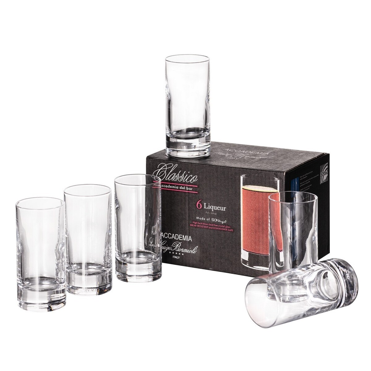 Kieliszki do likieru Classico 6 szt. 70ml, 4 x 8,8 cm