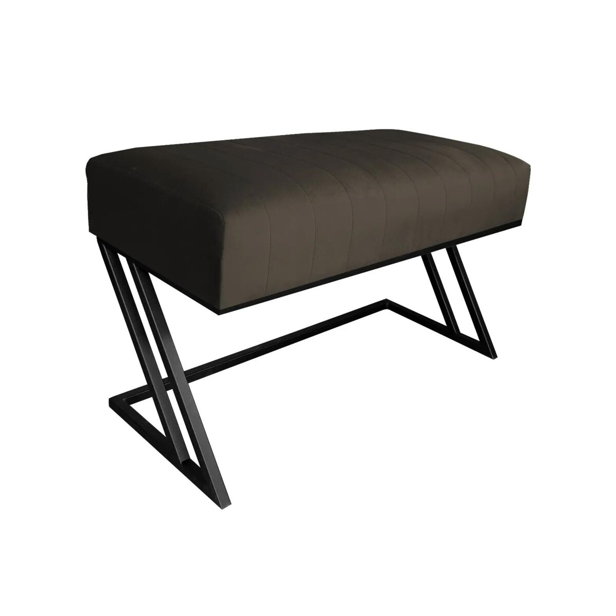 Ławka ROZALIA MG VELVET brązowa