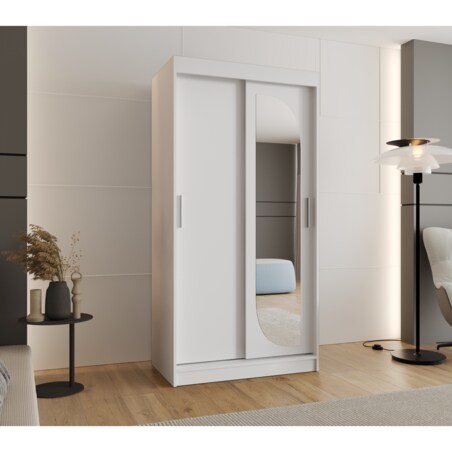 Szafa przesuwna LUCY 100 biały