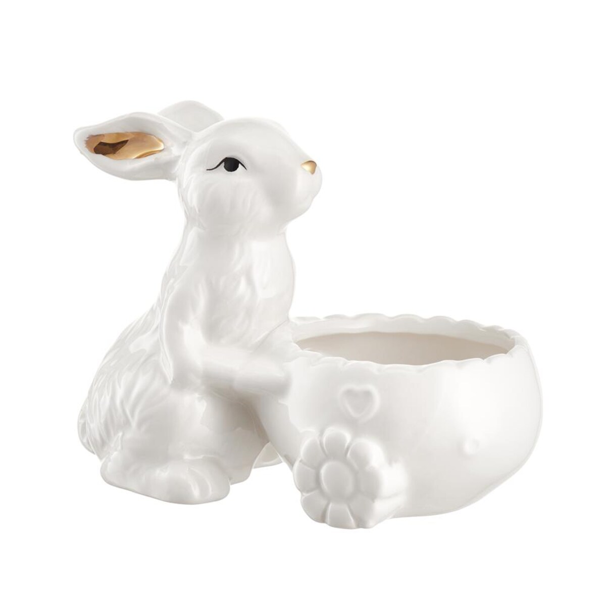 VILLA ITALIA Zajączek wielkanocny z miseczką 13 cm BUNNY