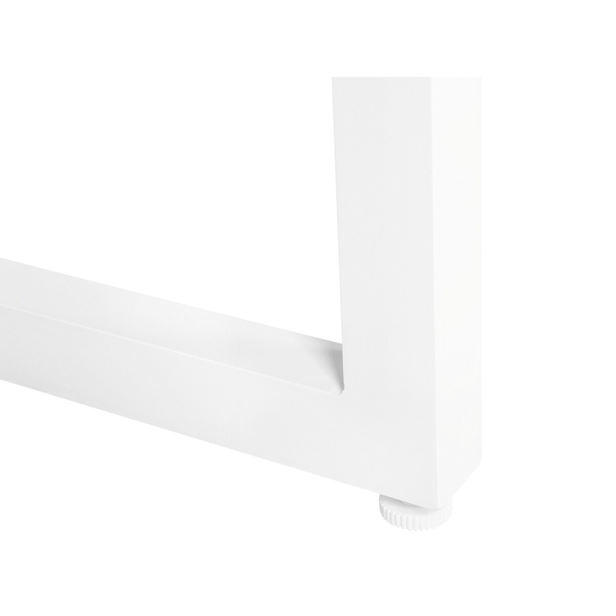 Stół ogrodowy 210 x 90 cm szary z białym BACOLI