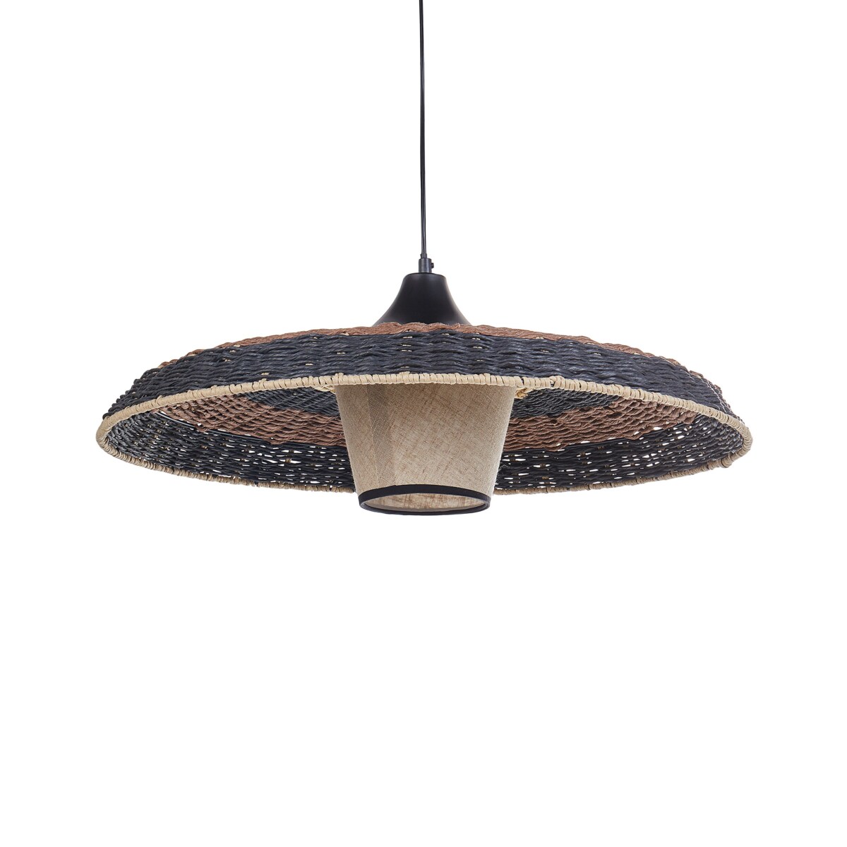 Pleciona lampa wisząca wielokolorowa CUANDO