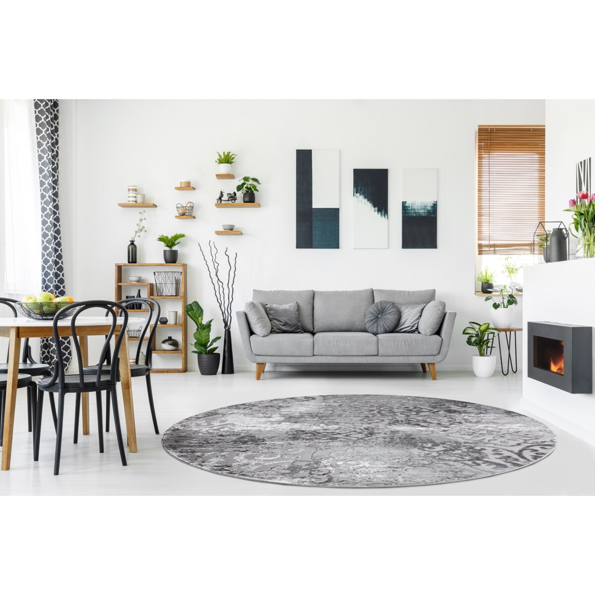 Dywan MEFE nowoczesny Koło 8724 Ornament koło 100 cm