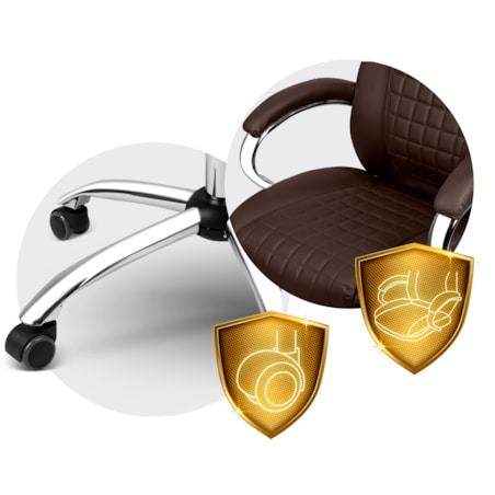 Fotel biurowy gabinetowy krzesło biurowe Sofotel Batory