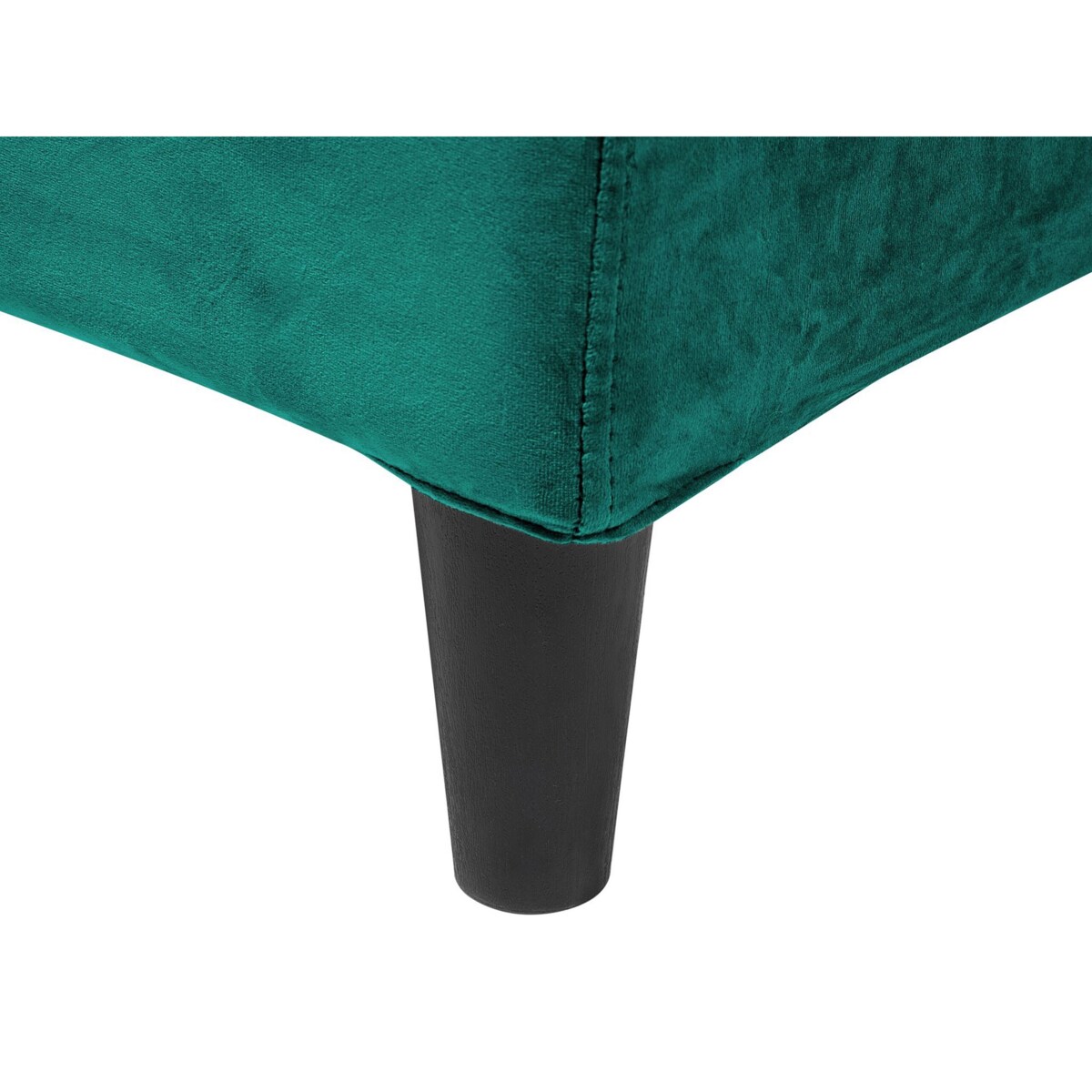 Wymienne obicie do łóżka 160 x 200 cm ciemnozielone FITOU