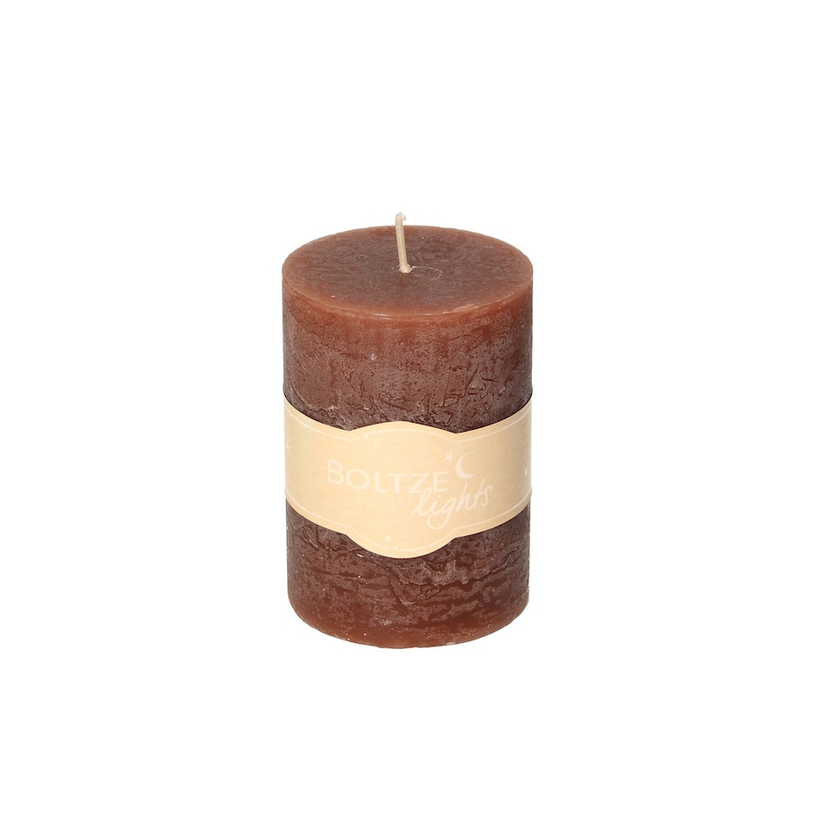 Świeca Lea 10cm brown, 7 x 10 cm