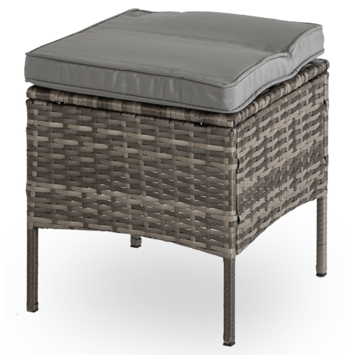 Zestaw Mebli Ogrodowych Technorattan Na Taras Ogród Komplet Szary ATLANTA