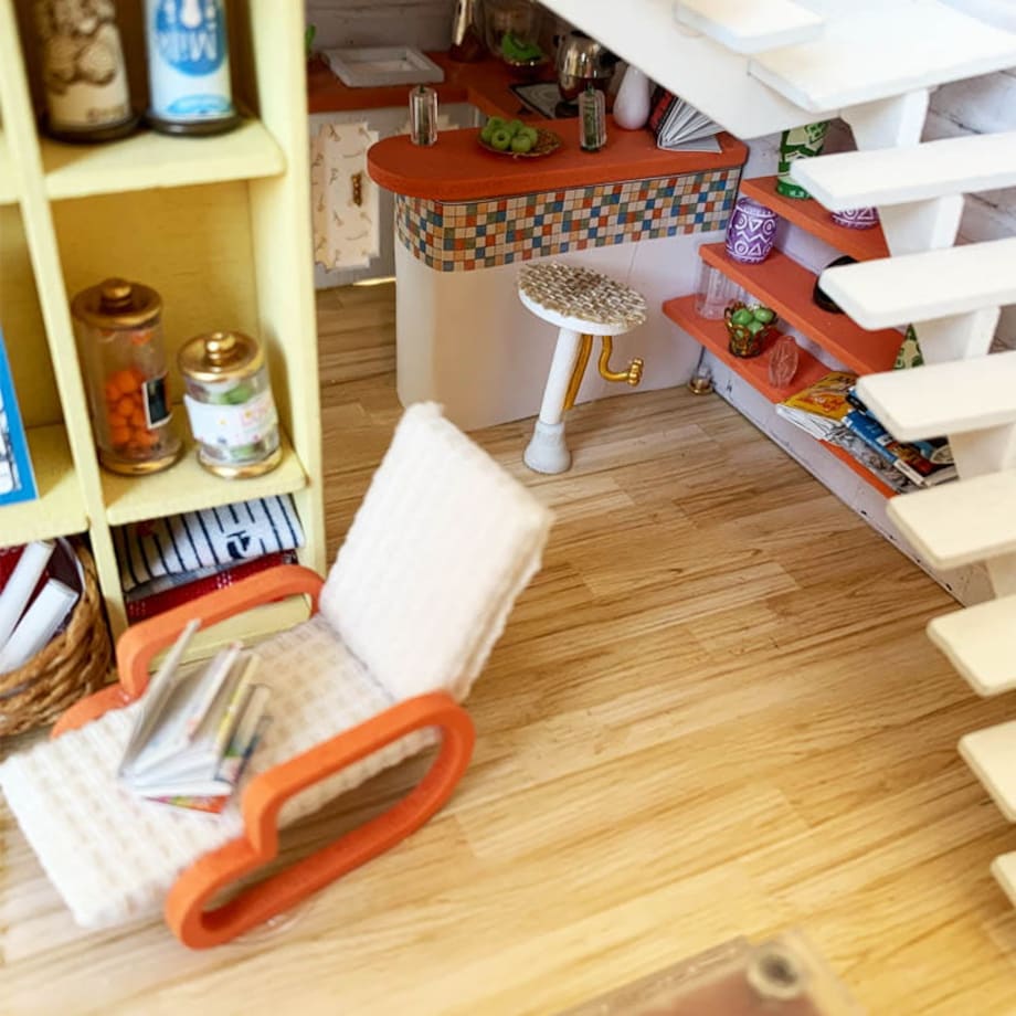 Miniaturowy domek - Nowoczesny domek Zuzi